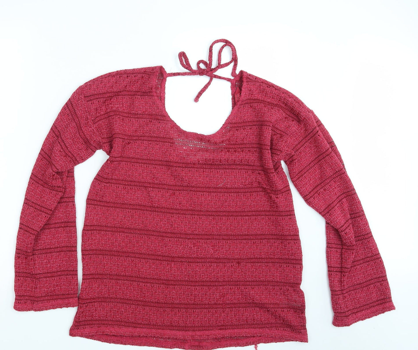 NEXT Womens Pink  Knit Pullover Sweatshirt Size 14