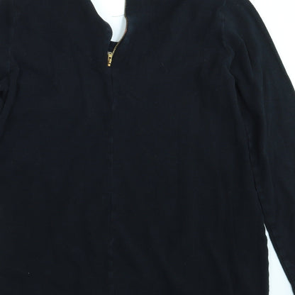 Preloved NEXT Womens Black Polka Dot  Pullover Jumper Size 14 - Label