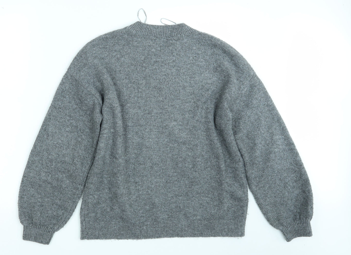 Papaya Womens Grey  Knit Pullover Jumper Size M