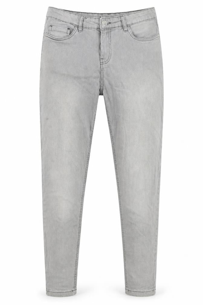Womens Grey  Denim Skinny Jeans Size 14 L26 in