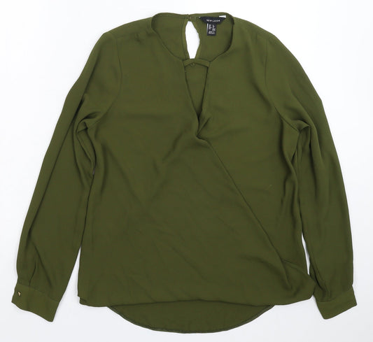 New Look Womens Green   Basic Blouse Size 8