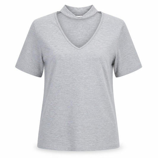 Dorothy Perkins Womens Grey   Basic T-Shirt Size 14