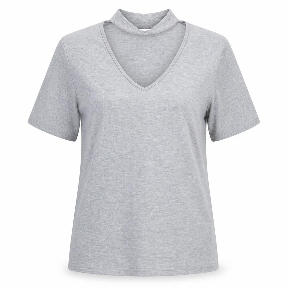 Dorothy Perkins Womens Grey   Basic T-Shirt Size 14