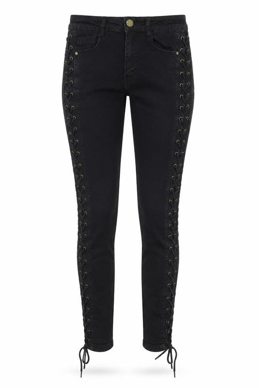 Denim Club Womens Black  Denim Jegging Jeans Size 10 L26 in
