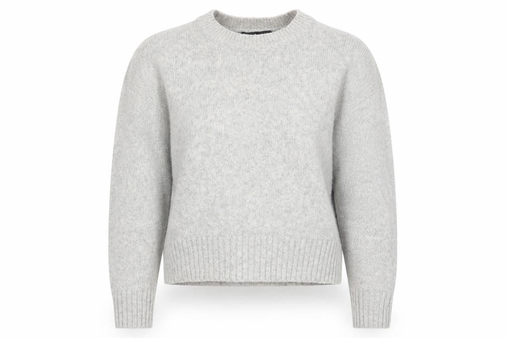 New Look Womens Grey  Knit Pullover Jumper Size S