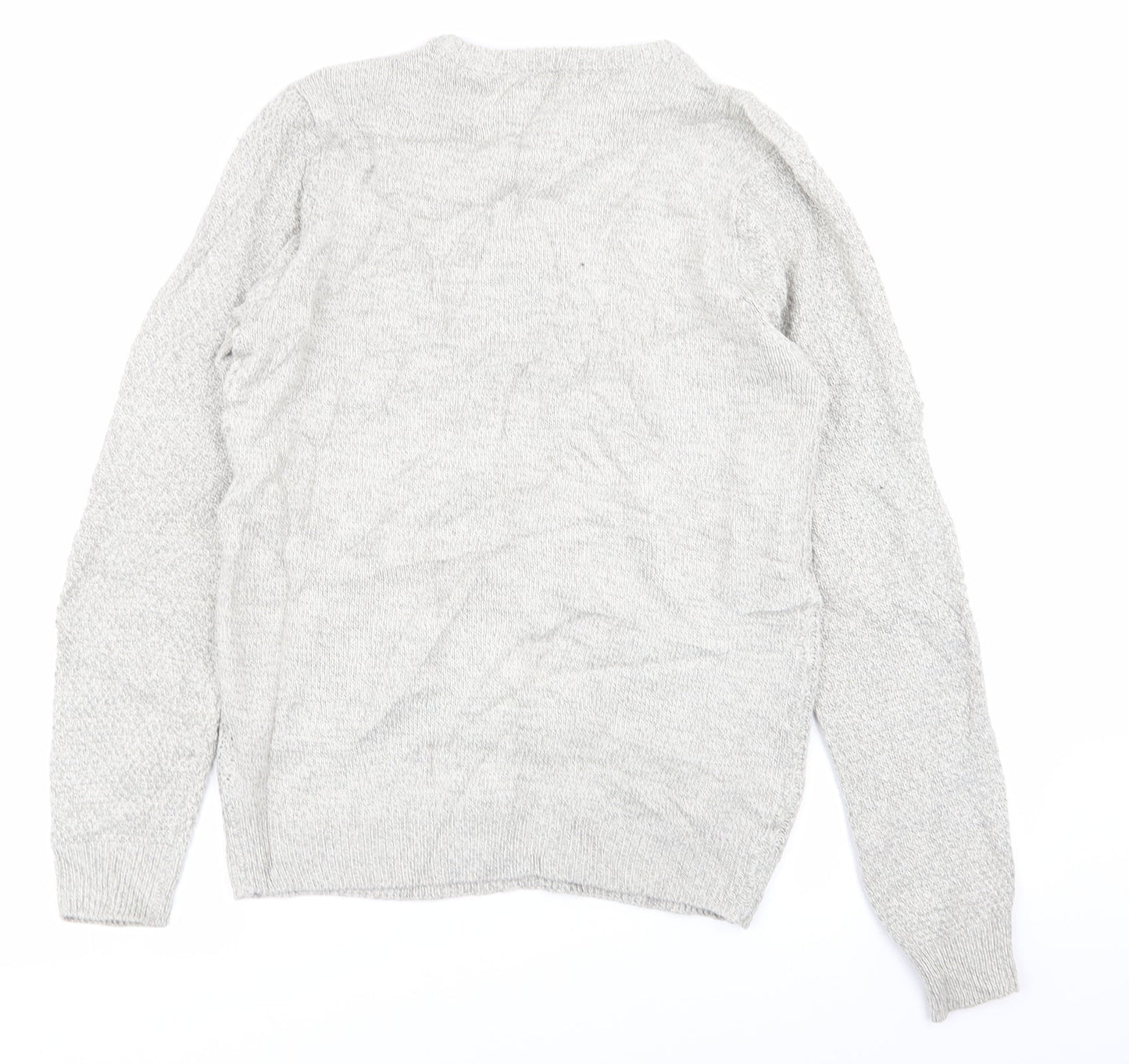 Peacocks Mens Grey   Pullover Jumper Size S