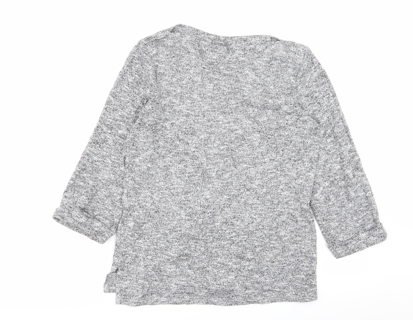 Dorothy Perkins Womens Grey   Basic T-Shirt Size 12