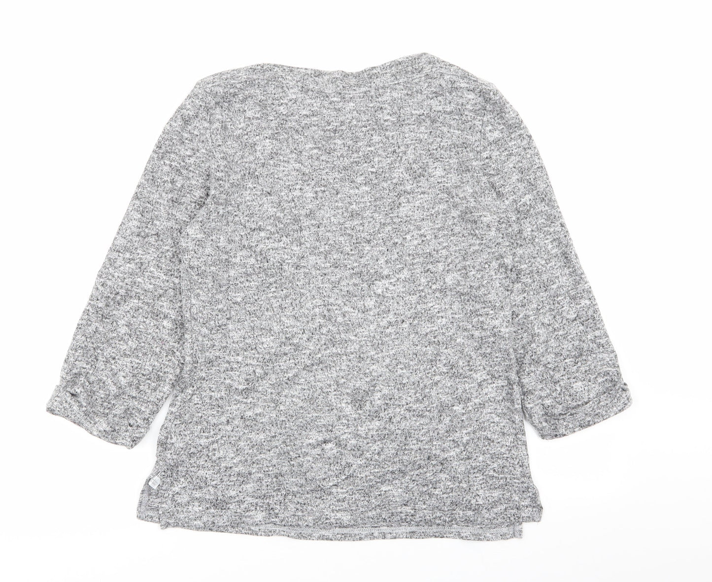 Dorothy Perkins Womens Grey   Basic T-Shirt Size 12