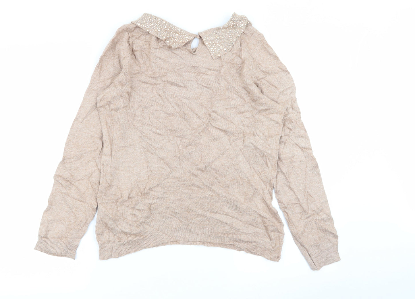 Preworn Womens Beige   Pullover Jumper Size M