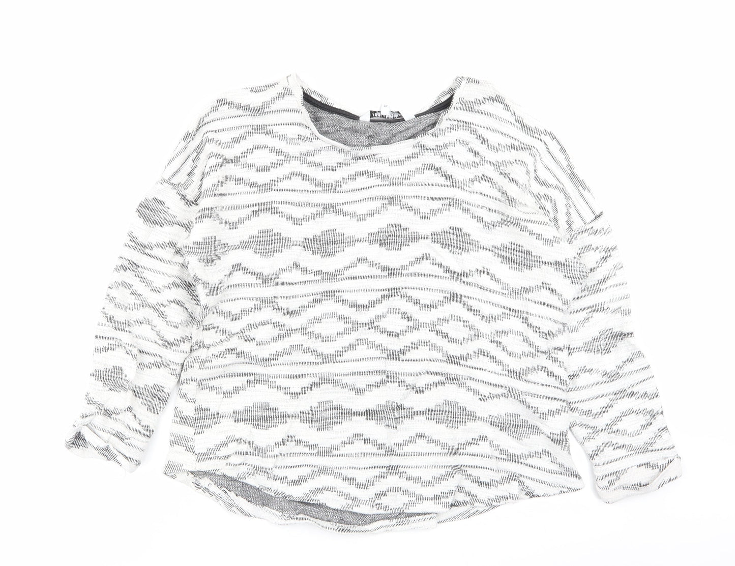 Debenhams Womens Multicoloured Geometric  Pullover Jumper Size 12