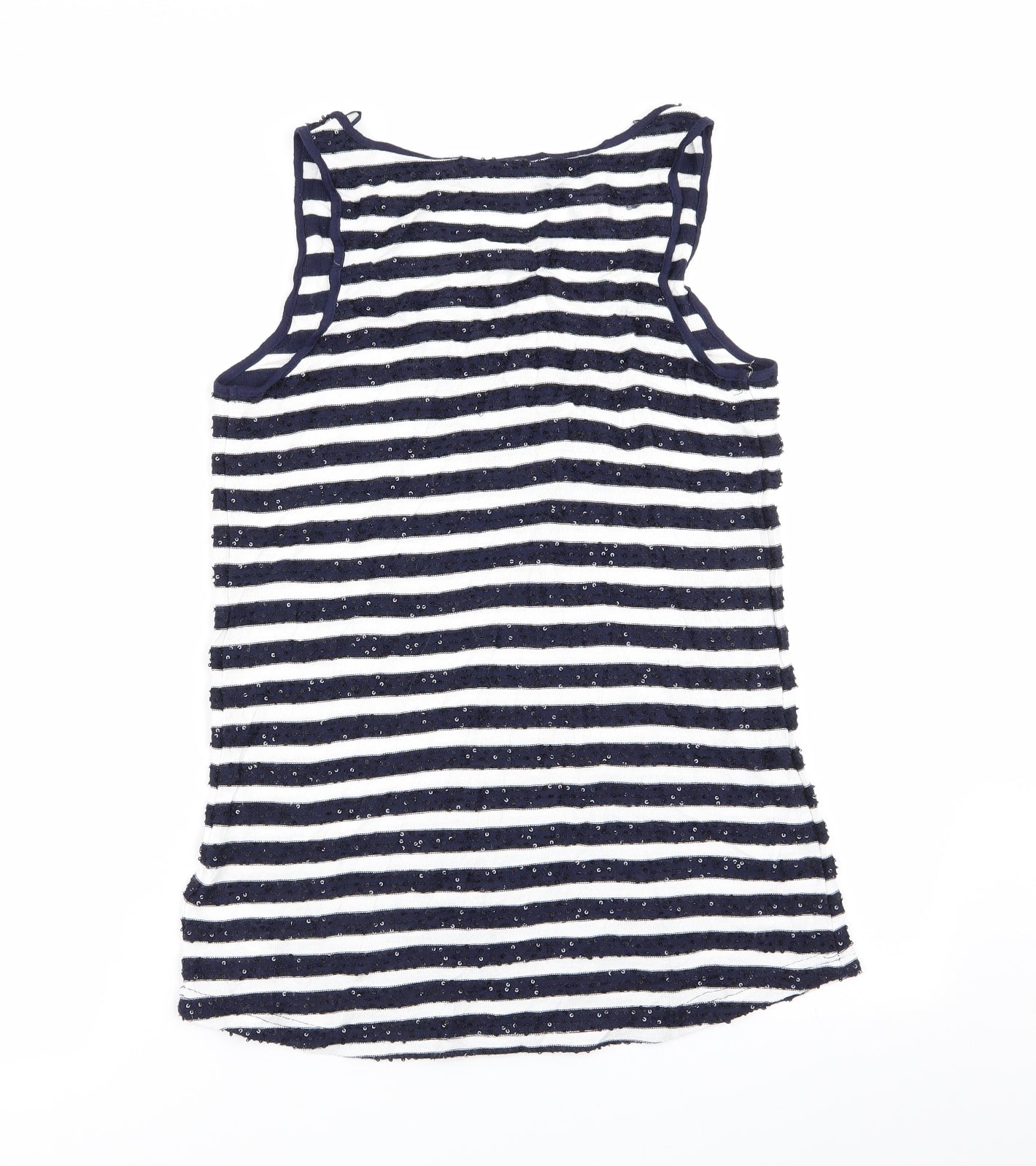 NEXT Womens Multicoloured Striped  Basic Tank Size 10