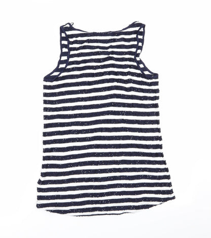 Preloved NEXT Womens Multicoloured Striped  Basic Tank Size 10 - Back