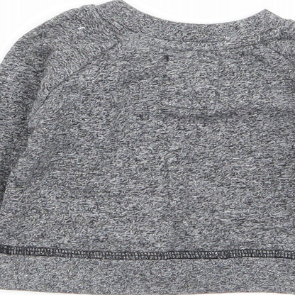 Preloved Batman Baby Grey   Pullover Jumper Size 0-3 Months - Label