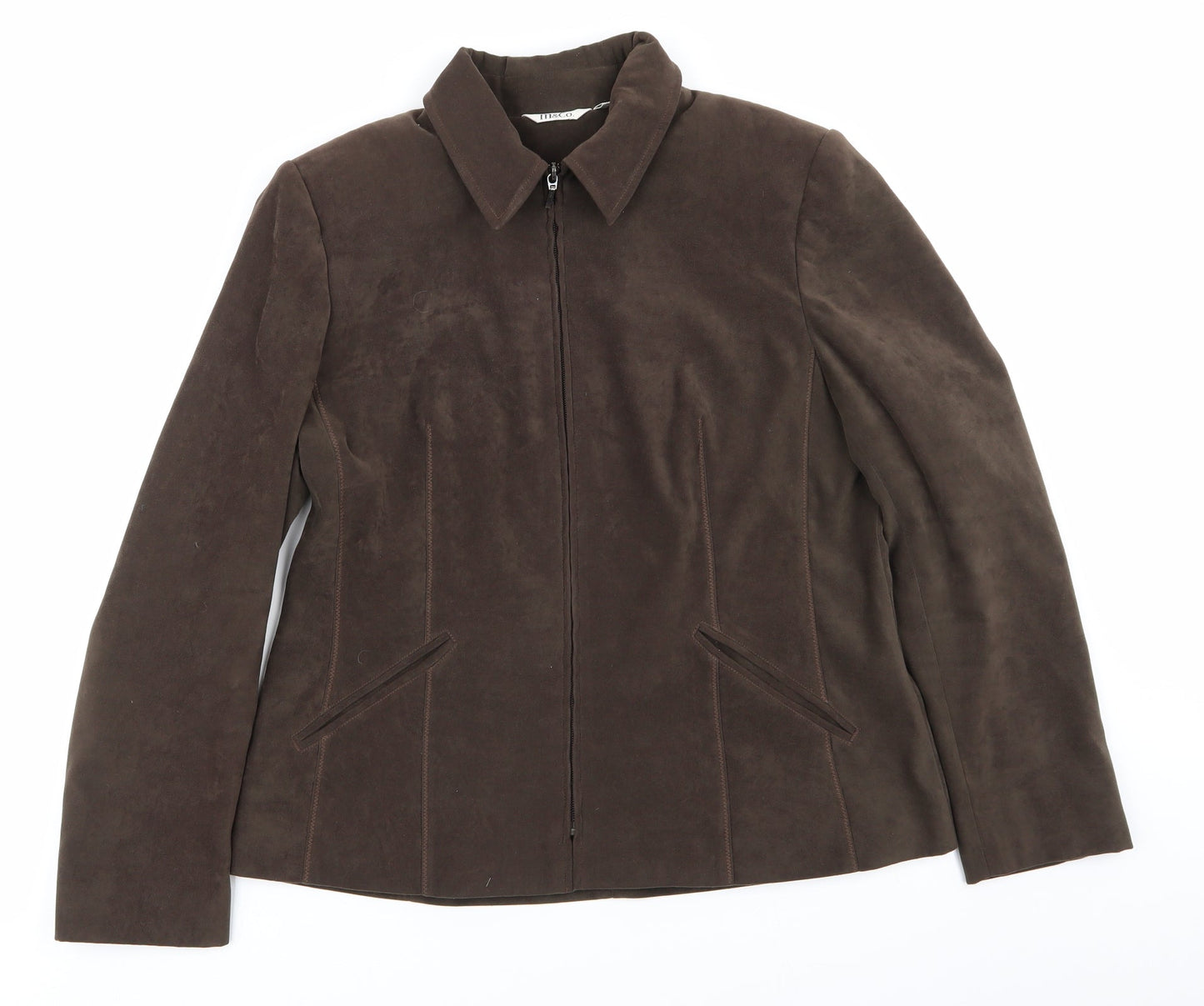 M&Co Womens Green   Jacket Coat Size 14