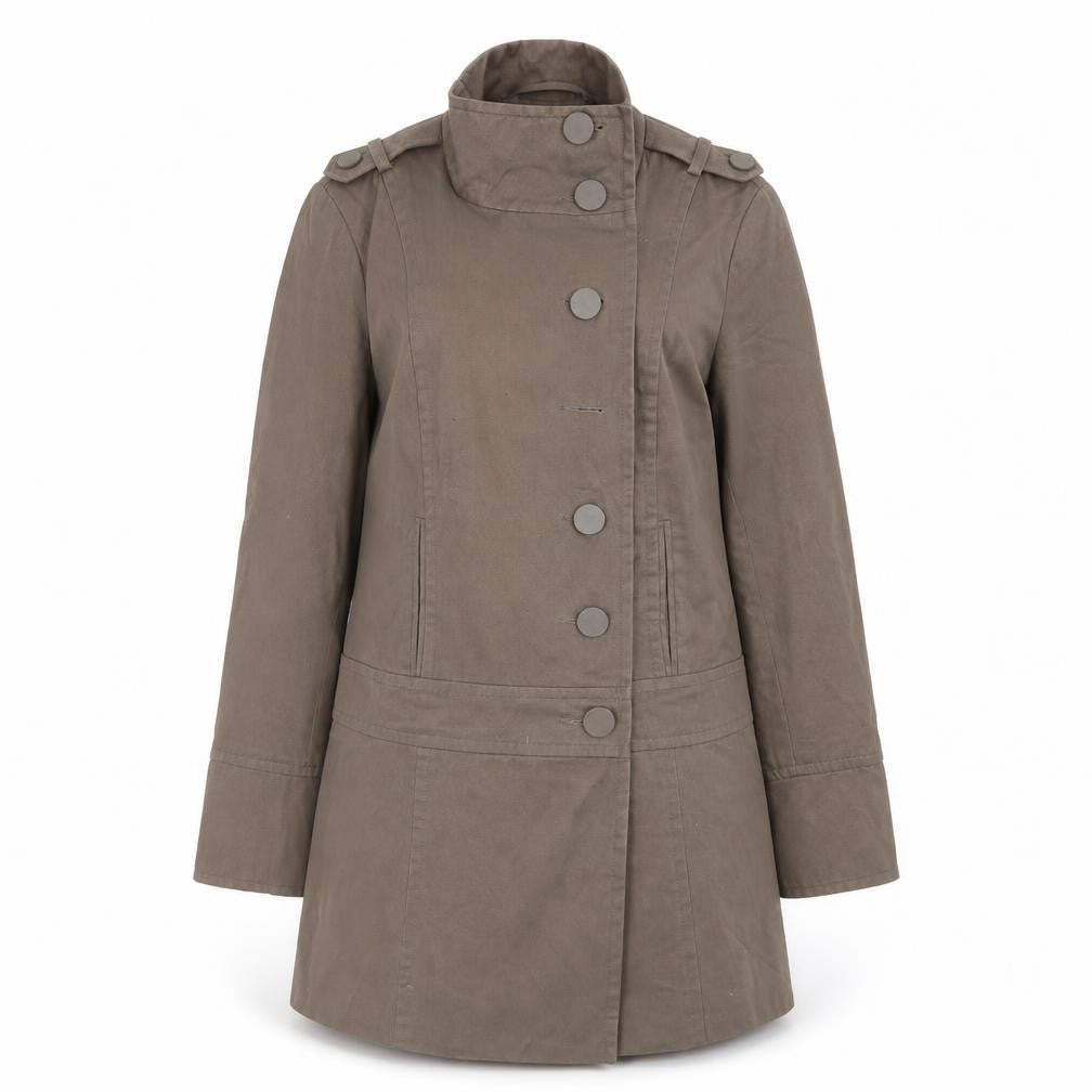 New Look Womens Brown   Overcoat Coat Size 12