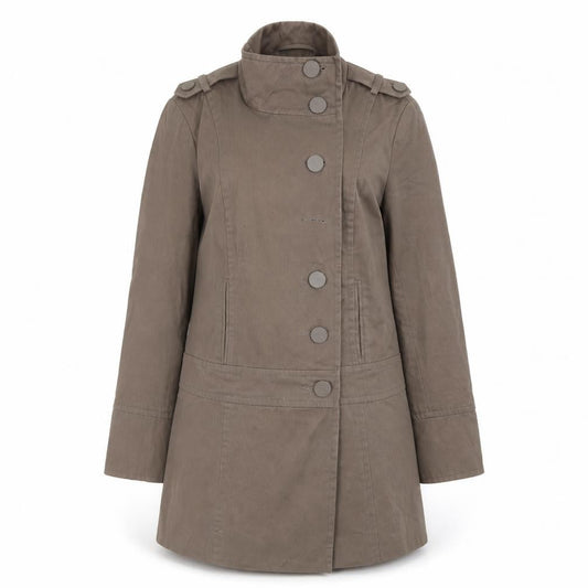 New Look Womens Brown   Overcoat Coat Size 12