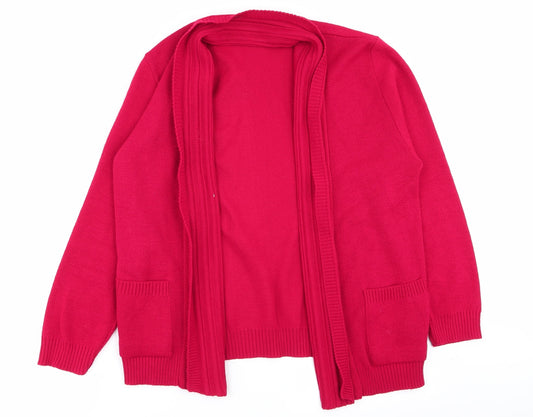 vivi Womens Red   Cardigan Jumper Size M