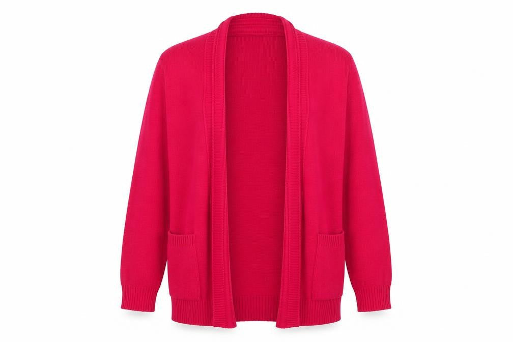 vivi Womens Red   Cardigan Jumper Size M