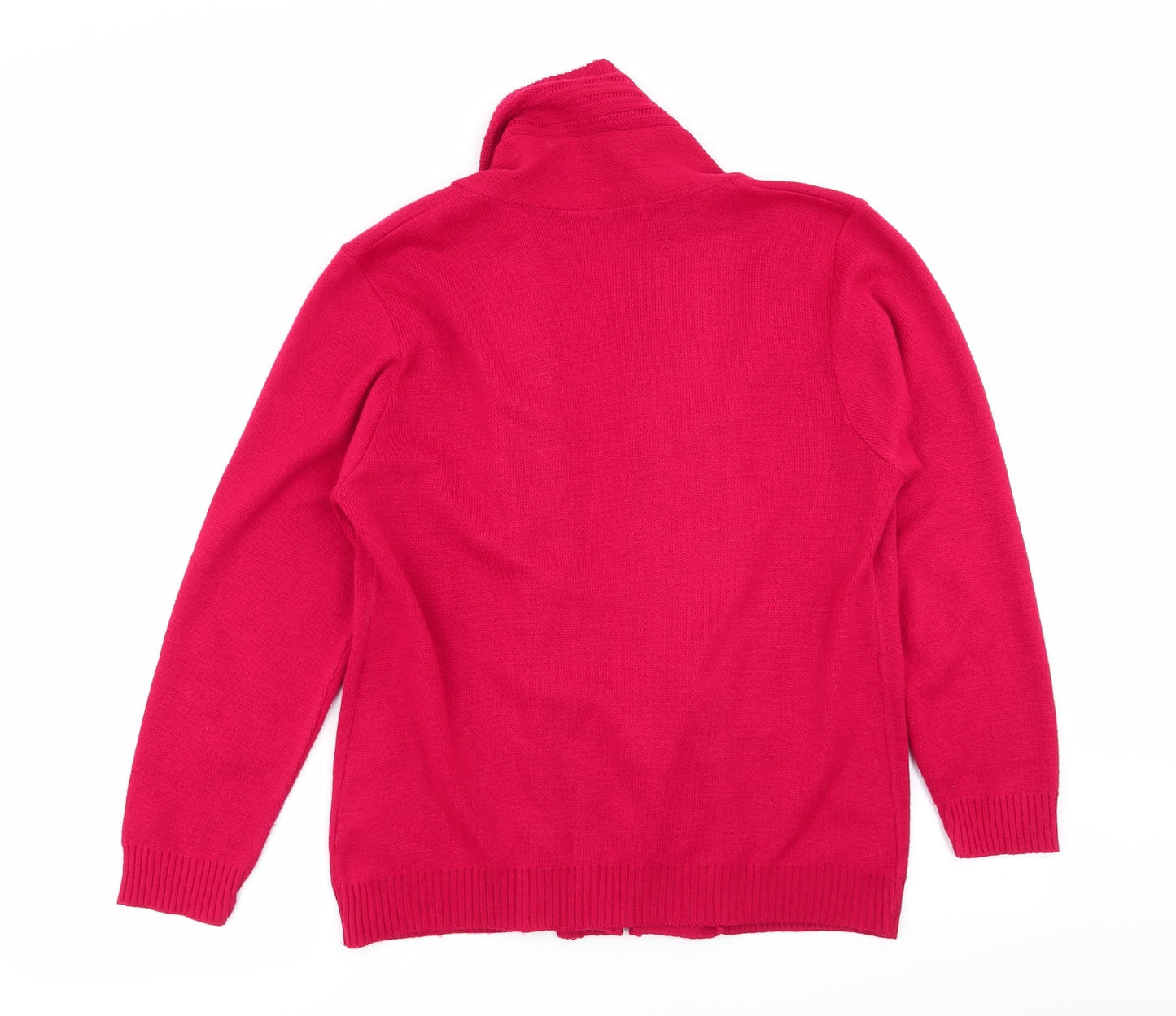 vivi Womens Red   Cardigan Jumper Size M