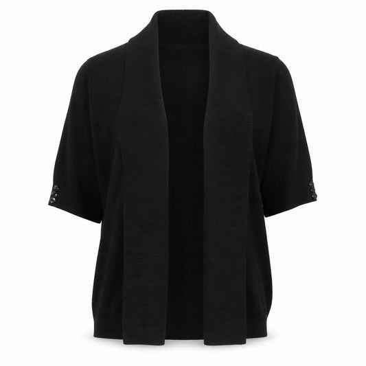 EWM Womens Black   Cardigan Jumper Size 14