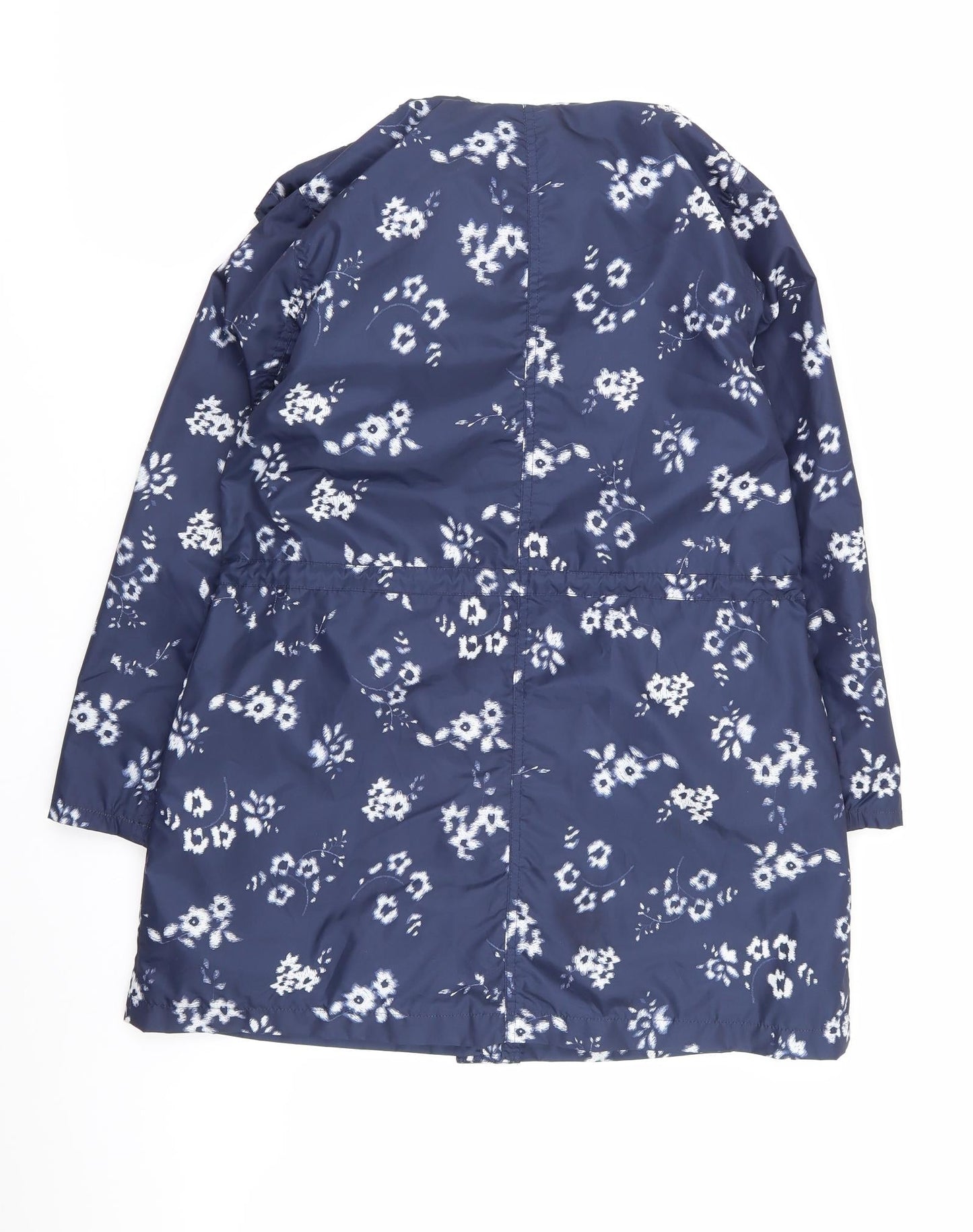 Peacocks Womens Blue Floral  Jacket Coat Size 12