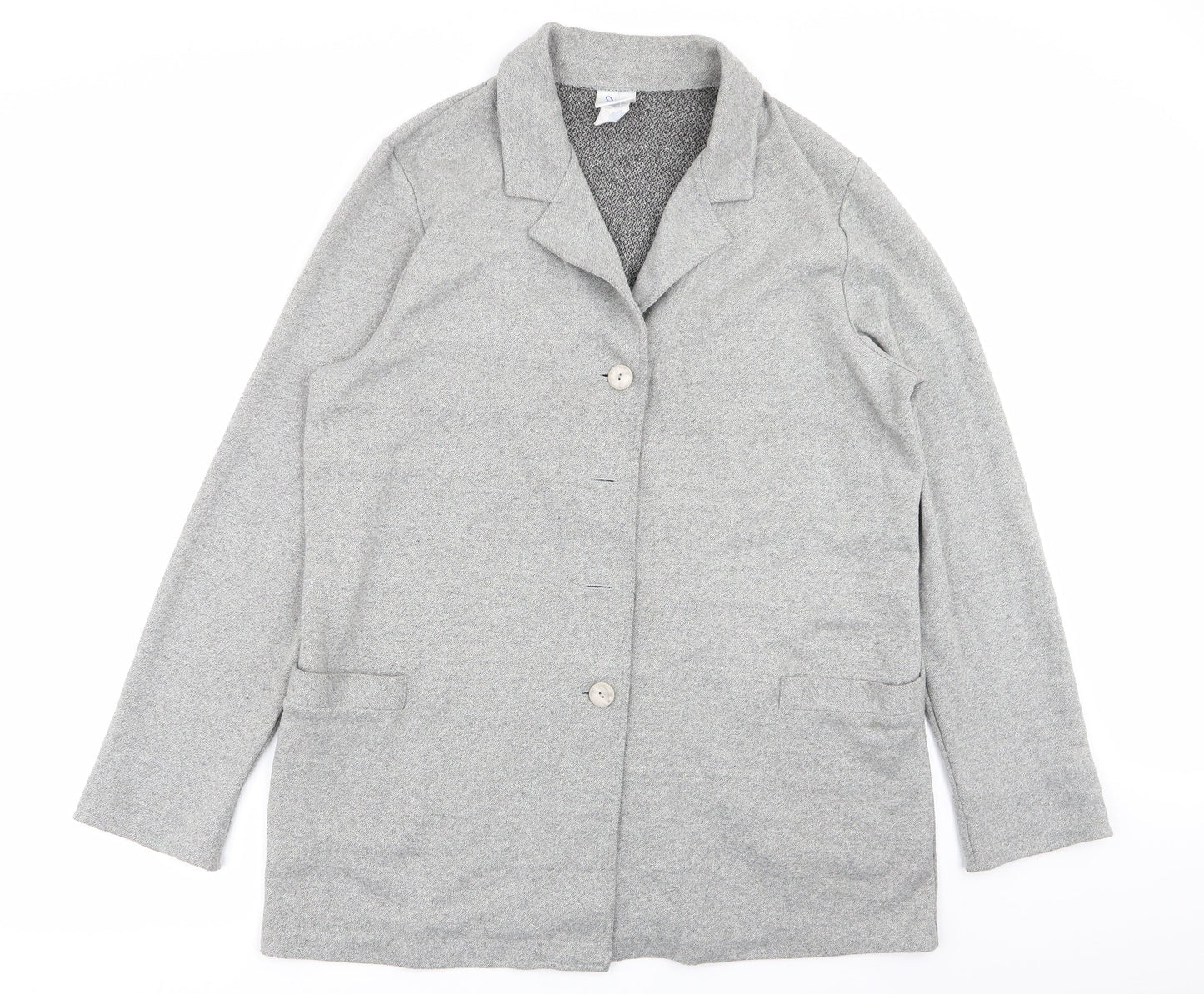 Preworn Womens Grey   Overcoat Coat Size XL