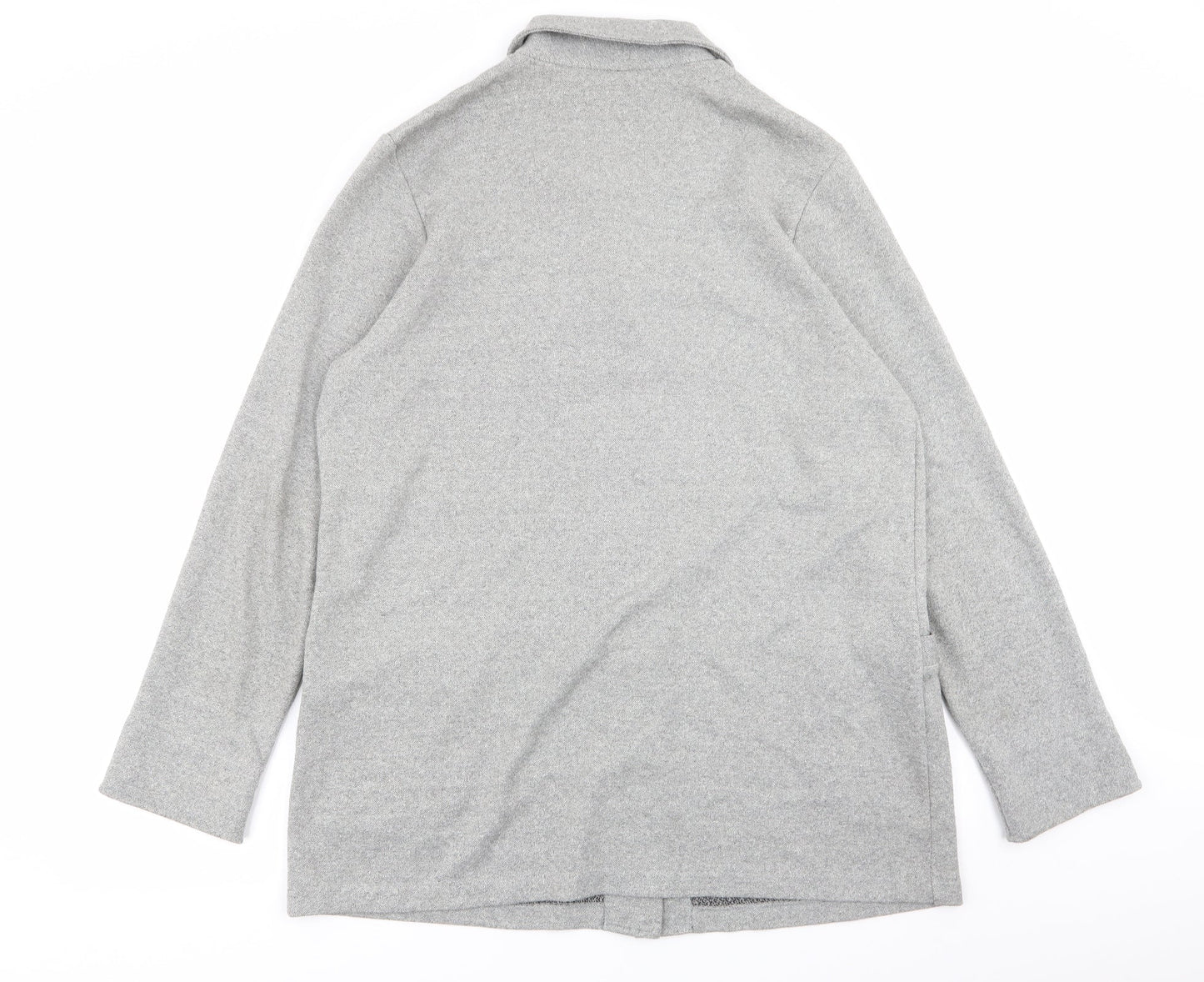 Preworn Womens Grey   Overcoat Coat Size XL