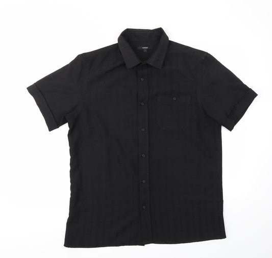 George Mens Black    T-Shirt Size L