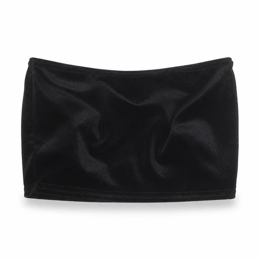 PRETTYLITTLETHING Womens Black   Cropped T-Shirt Size 6