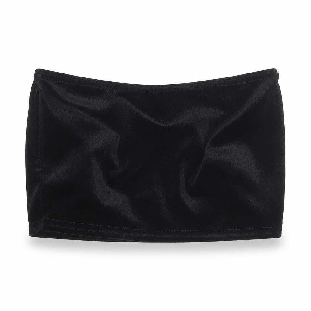PRETTYLITTLETHING Womens Black   Cropped T-Shirt Size 6