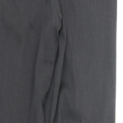 Preworn Womens Grey Striped  Trousers  Size 28 L32 in