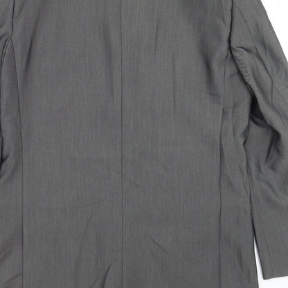 Aspen & Court Mens Grey   Jacket Suit Jacket Size 40