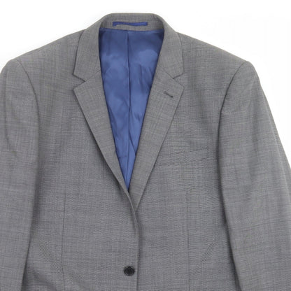 Next Mens Grey   Jacket Suit Jacket Size 40