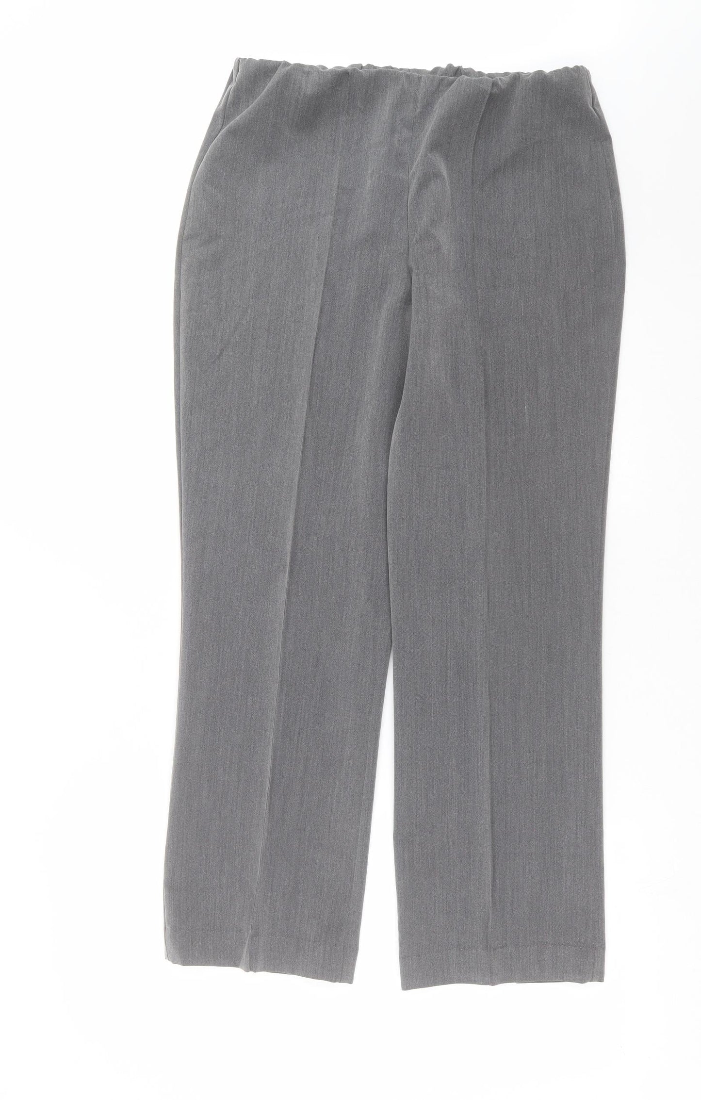 Preworn Womens Grey   Trousers  Size 12 L28 in