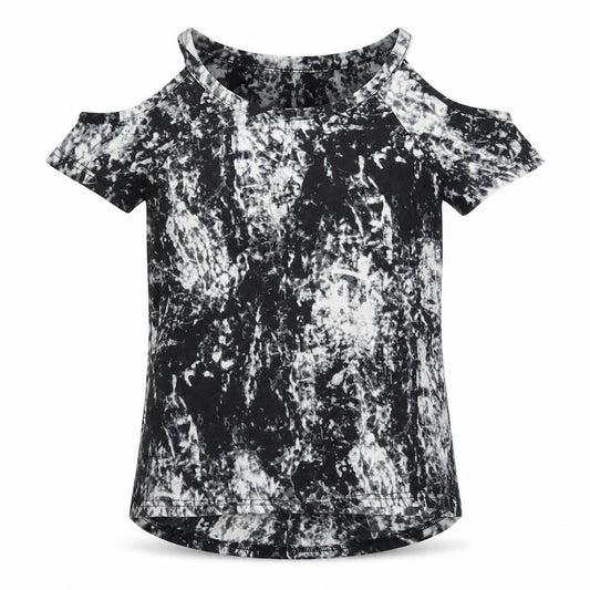 Primark Womens Beige   Basic T-Shirt Size 6  - cold shoulder
