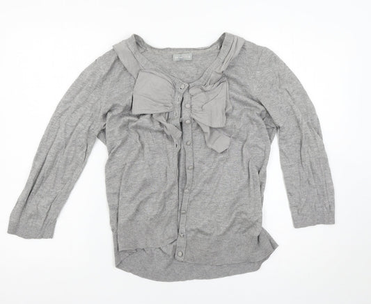 Marks and Spencer Womens Grey   Cardigan Jumper Size 18