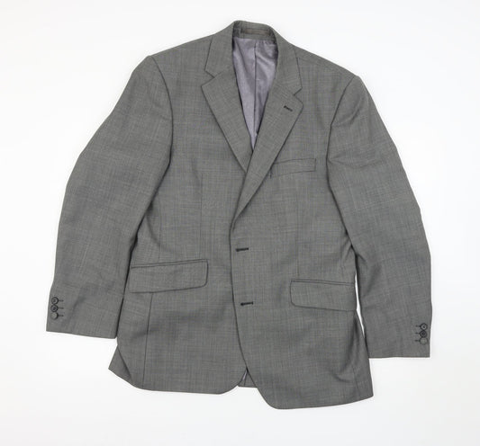 flintoff Mens Grey   Jacket Blazer Size 40