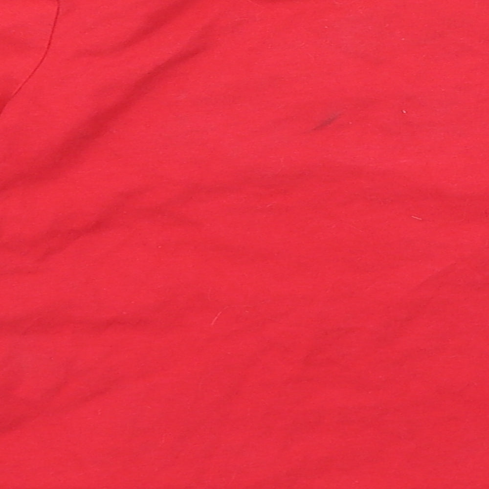 Nutmeg Girls Red   Basic T-Shirt Size 3-4 Years