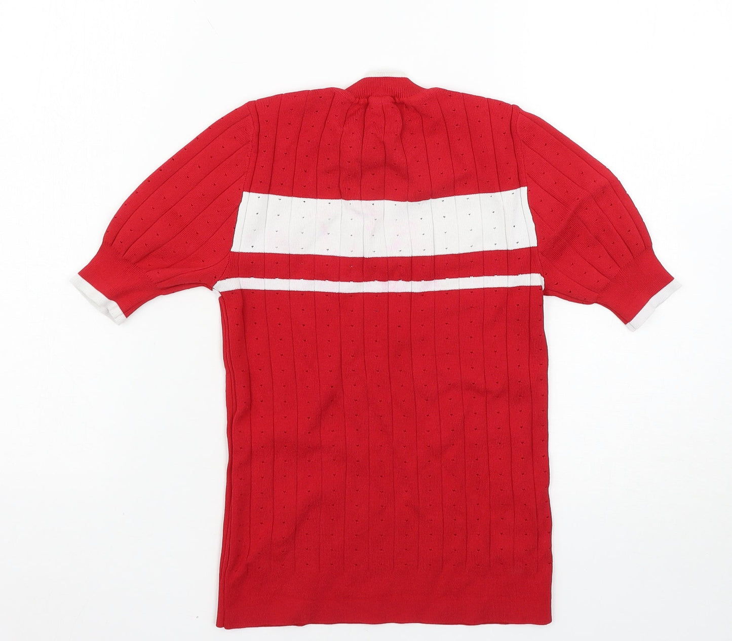 Mango Womens Red   Pullover Jumper Size S