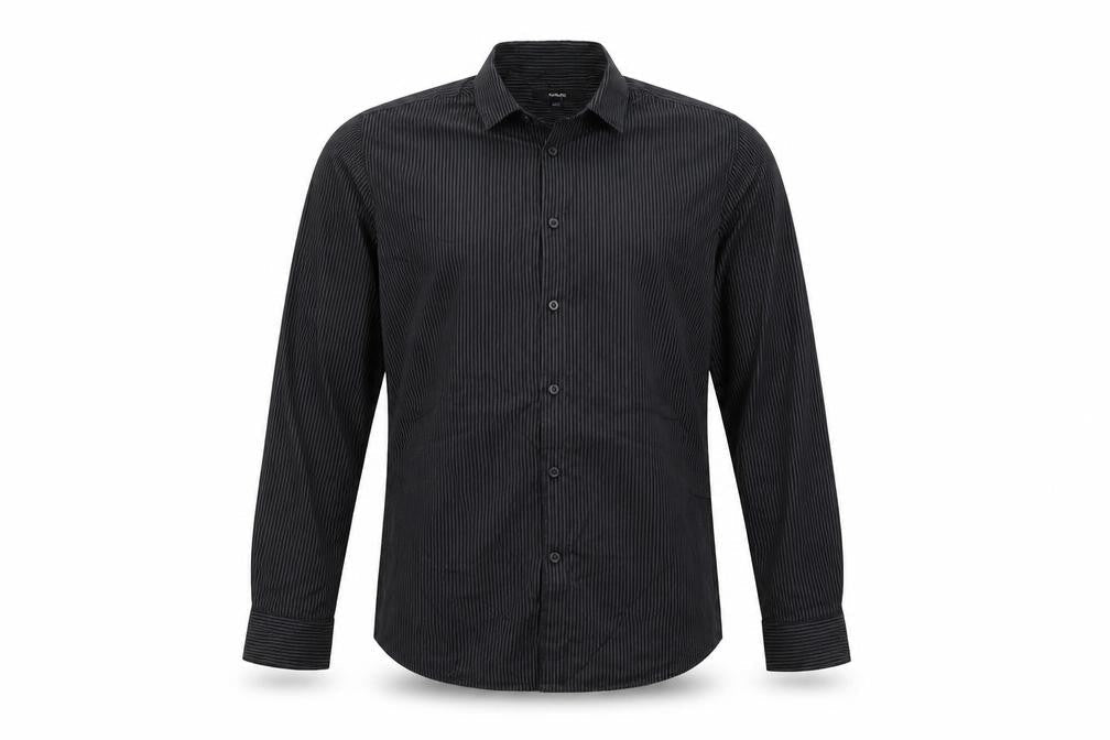 George Mens Black    Button-Up Size 15.5