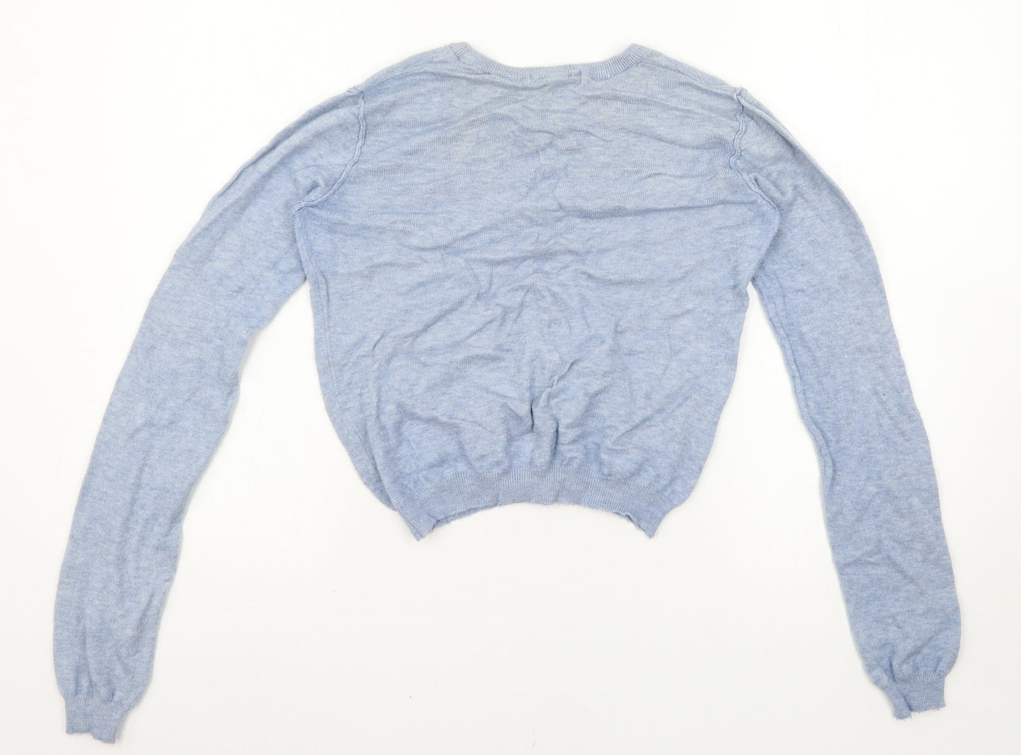 Pull&Bear Womens Blue   Pullover Jumper Size M