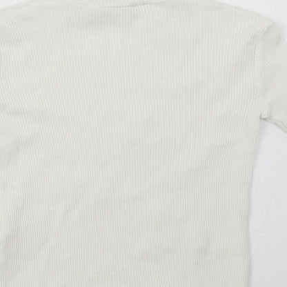 Zara Girls White   Pullover Sweatshirt Size 6 Years