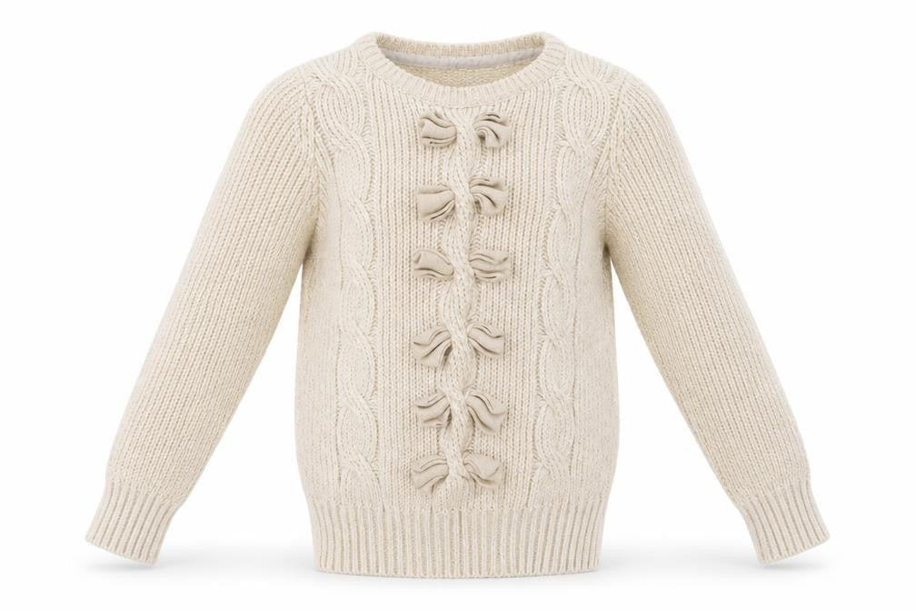 Star Girls White   Pullover Sweatshirt Size 5-6 Years