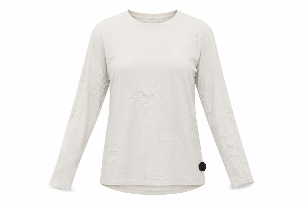 project paris Womens White  Rayon Pullover Sweatshirt Size L