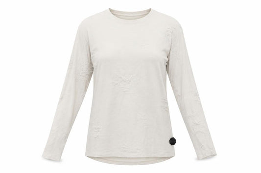 project paris Womens White  Rayon Pullover Sweatshirt Size L