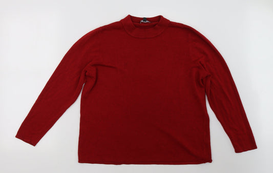 bonmarch Womens Red   Pullover Sweatshirt Size 20