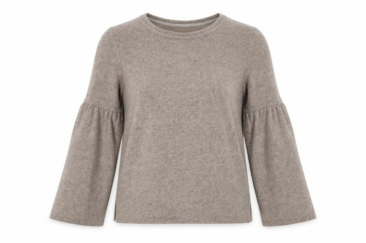 F&F Womens Beige   Pullover Sweatshirt Size 12