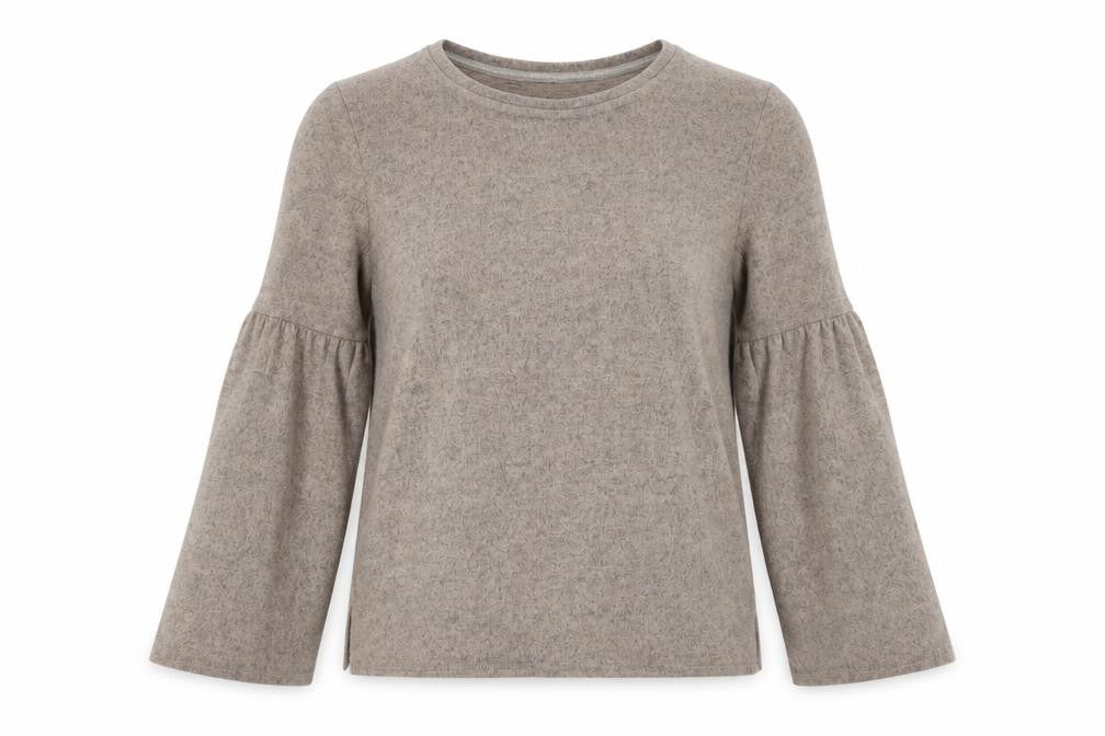 F&F Womens Beige   Pullover Sweatshirt Size 12