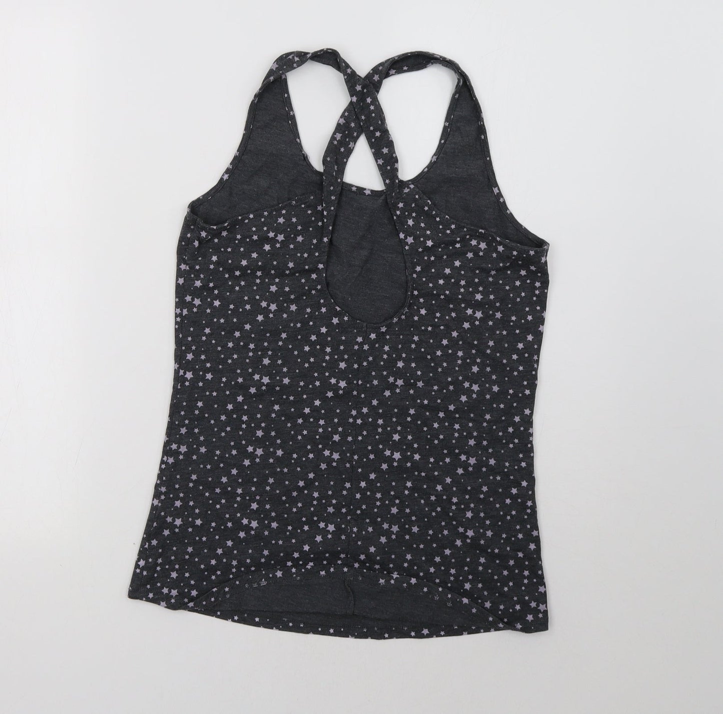 Sainsburys Womens Grey Polka Dot  Basic Tank Size 12
