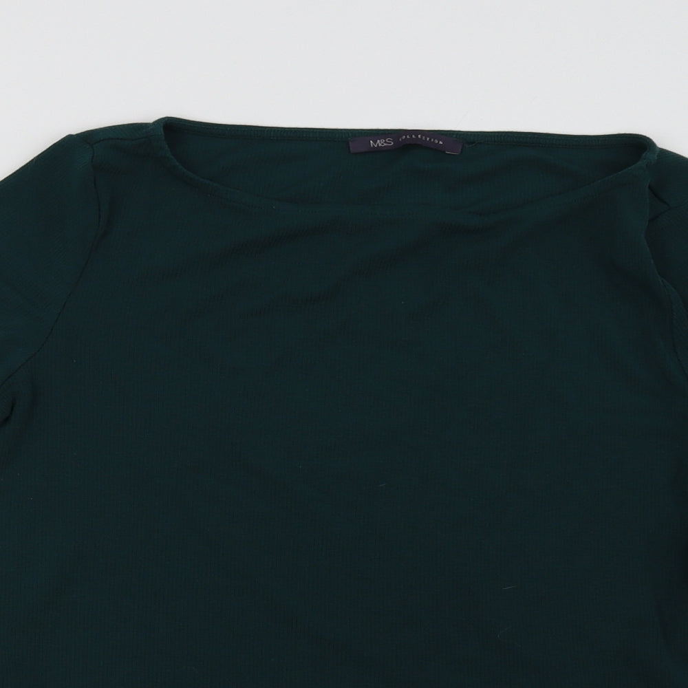 Marks and Spencer Womens Green   Pullover Sweatshirt Size 14
